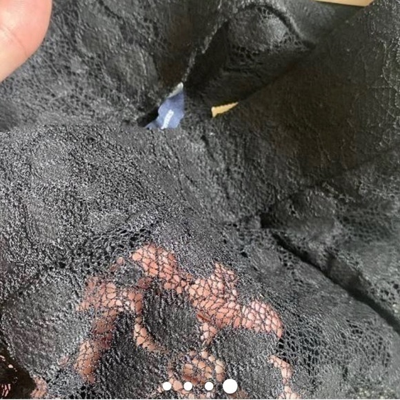 Designer lace black leggings - Picture 2 of 6